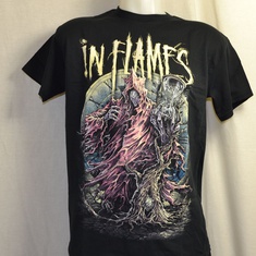 t-shirt in flames end of time 