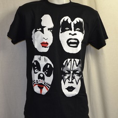 t-shirt kiss faces