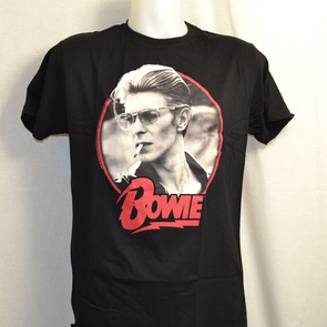 t-shirt david bowie smoking 