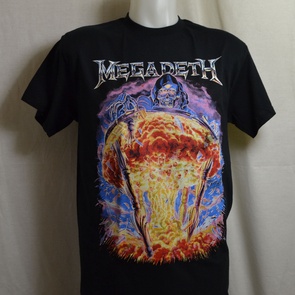 t-shirt megadeth bombsplatter