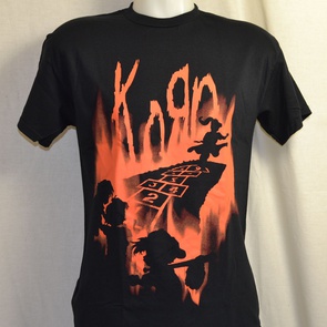 t-shirt korn hopschotch flame