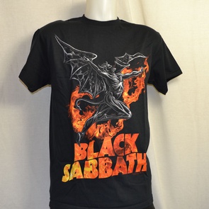 t-shirt black sabbath burning denom 