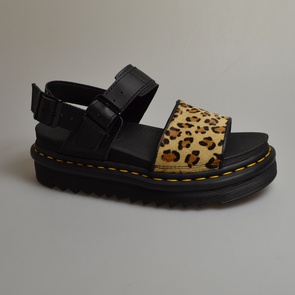 dr martens sandalen voss hair on leopard