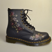 dr martens 1460 decayed roses zwart 