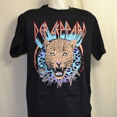 t-shirt def leppard high n dry leopard 