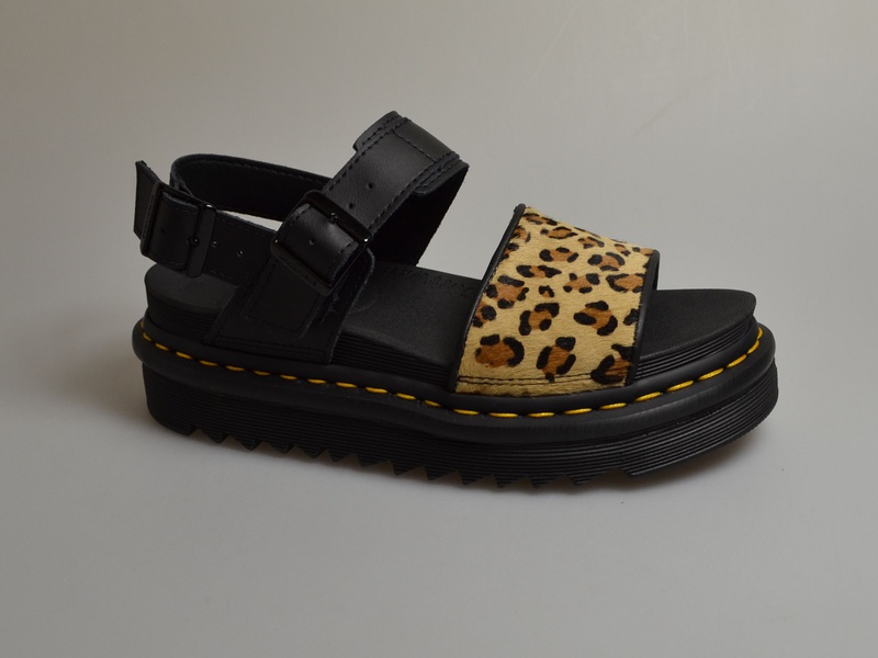 dr martens sandalen voss hair on leopard - Basta Streetwear