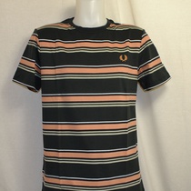 t-shirt fred perry stripe m5607-q20 night green 