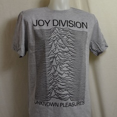 t-shirt joy division unkown pleasure grijs