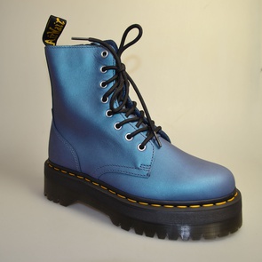 dr martens jadon deep blue pull up shift 