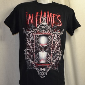 t-shirt in flames dark hourglass